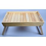 A Modern Wooden Bed Tray, 56x36cm