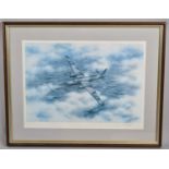 A Framed Sceeney Lester RAF Print with Artist's Proof Stamp, 38x26cm