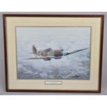 A Framed RAF Print, "Mission Accomplished" by John Evans, 40x28cm