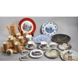 A Collection of Ceramics to Include Price Part Coffee Set, Old Curiosity Shop Trios, Decorated