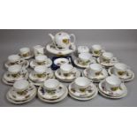 A Royal Worcester Evesham Tea Set to Comprise Cups, Saucers, Side Plates, Cake Plate, Teapot etc, 46