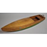 A Vintage Wooden Model Speed Boat, The Greyhound, 70cm long