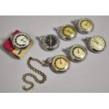 A Collection of Vintage Pocket Watches all in Need of Some Attention