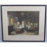 A Framed Print After F Wheatly, "The Schoolmistress" Originally Published 1794