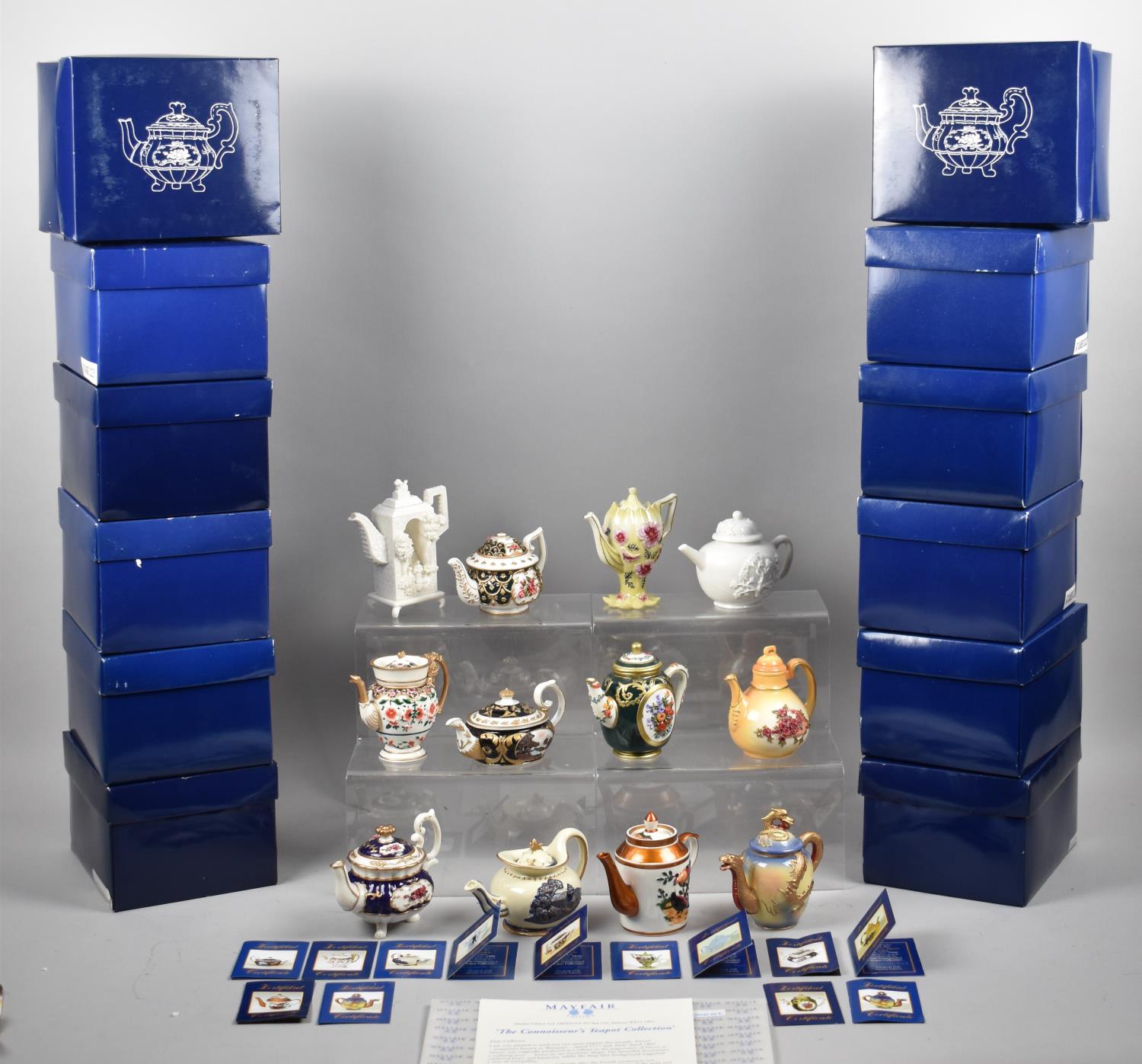 A Collection of Boxed Mayfair Teapots, The Connoisseurs Teapot Collection