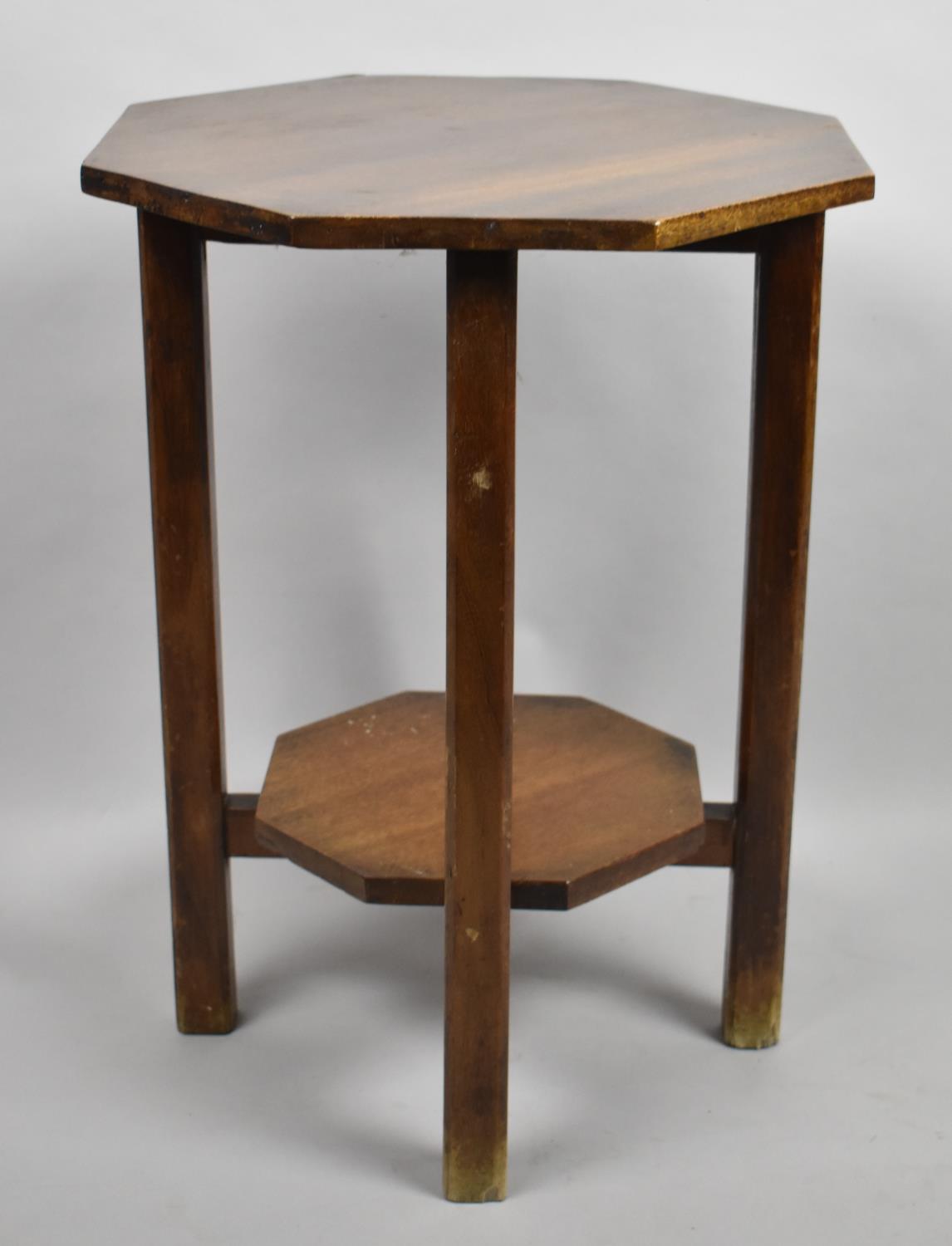 A Mid 20th Century Octagonal Occasional Table, 52cm high