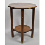 A Mid 20th Century Octagonal Occasional Table, 52cm high