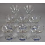 A Set of Six and Set of Two Babycham Glasses