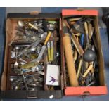 A Collection of Vintage Kitchen Cutlery, tools etc
