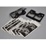 Two Mid 20th Century Stereoscopic Viewers Together with a Collection of 12 Risque Stereoscopic Cards