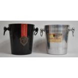 Two Champagne Coolers for Bollinger and Heidsieck