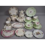 A Collection of Various Teawares to Comprise New Chelsea Floral Decorated Teapot and Hot Water Pot