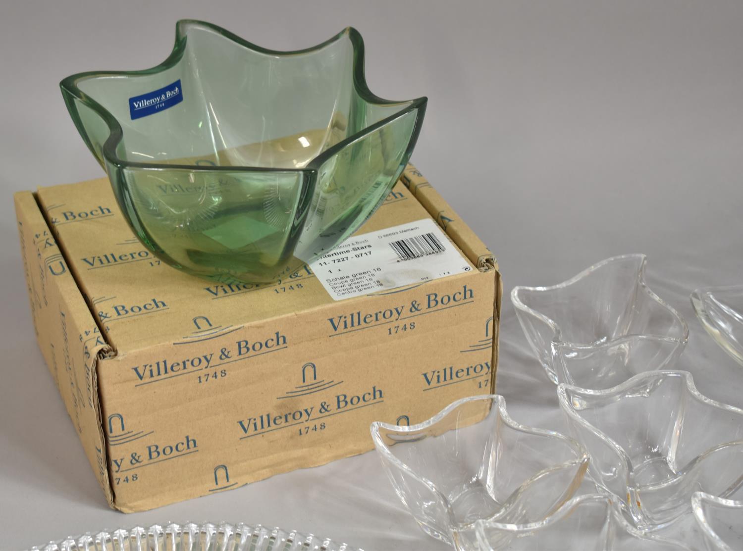 A Collection of Villeroy & Boch Glass Bowls to Include Boxed Wintertime Shaped Example Together with - Image 2 of 2