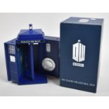 A Doctor Who 50th Anniversary Tardis Containing 1oz Silver Coin