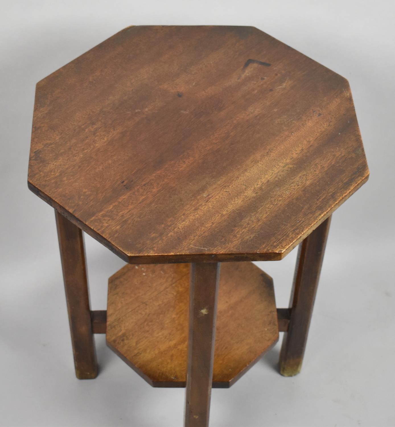 A Mid 20th Century Octagonal Occasional Table, 52cm high - Image 2 of 2