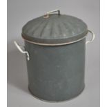 A Small Two Handled Lidded Bin, 29cms High