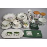 A Collection of Various Portmeirion Botanic Garden Pattern Items to comprise Storage Jars, Bowls,