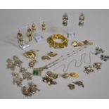 A Collection of Indian and Far Eastern Jewellery to Include Anklet with Chain etc, Condition Issues