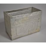 A Mid/Late 20th Century Walls' Ice Cream Aluminium Crate, 42cms Wide and 29cms High