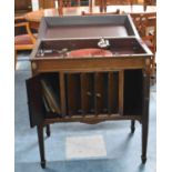 An Edwardian Mahogany Cased Gramophone, Viva-tonal Grafonola by Colombia no.154A, Working Order,