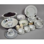 A Collection of Various Ceramics to Comprise Portmeirion Dusk Lidded Tureen, Bowls, Portmeirion