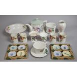 A Collection of Various Portmeirion China to comprise Teapot, Vases, Bowls Etc