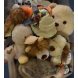 A Collection of Various Soft Toys