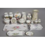 A Collection of Various Aynsley China to include Howard Sprays Pattern Vase, Pair of Georgian