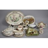 A Collection of Various Ceramics to Comprise Indian Tree Graduated Platters, Lidded Tureen, Masons