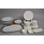 A Collection of Various Ceramics to Comprise Royal Doulton White Glazed Cups, Saucers, Plates etc