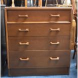 A Vintage G Plan Secretaire Chest with Fitted Top Drawer and Three Long Drawers, 77cm Wide