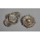 Two Victorian Silver Brooches