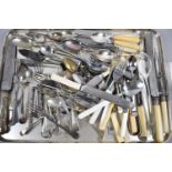 A Collection of Various Kitchen Cutlery, Carving Knives, Bread Knife, Corkscrew Etc