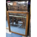 Two Vintage Wall Mirrors, Largest 75cm x 43cm