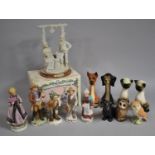 A Collection of Various Animal and Figural Ornaments to Include Boxed Regency Fine Art, Beswick