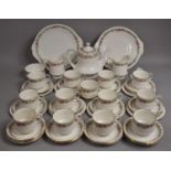 A Large Paragon Belinda Pattern Service to Comprise Cups, Saucers, Teapot, Cake Plate, Milk Jug Etc