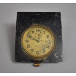 A Vintage Clockwork Car Clock, with Eight Day Movement, Working Order