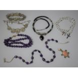 A Small Collection of Vintage Costume Jewellery