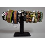 A Collection of Modern Costume Jewellery Bangles