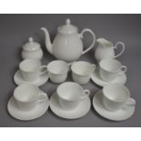 A Royal Doulton Signature Service to Comprise Cups Saucers, Milk Jug, Lidded Sugar Pot and a Teapot