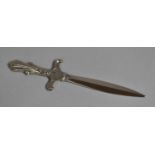 A Mid 20th Century Novelty Advertising Letter Opener in the form of a Dagger As Supplied by