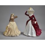 A Boxed Coalport Figure Meg and a Coalport Ladies of Fashion Margaret