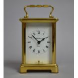 A Mid 20th Century French Bayard Brass Cased Carriage Clock with Eight Day Movement, In Need of