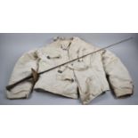 A Vintage Wilkinson Sword Fencing Foil Together with a Fencing Jacket Having War Department Arrow