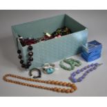 A Collection of Modern Costume Jewellery, Mainly Necklaces, but also Earrings, Brooches etc