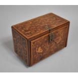 A Late 17th/Early 18th Century Spanish Colonial Marquetry Table Top Five Drawer Spice Cabinet, The