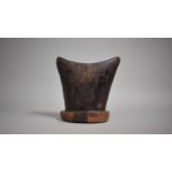 An African Carved Wooden Tribal Head Rest, Early 20th Century, 16cms High