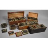A Large Collection of Victorian Magic Lantern Slides, Various Part Sets in Colour and Monochrome