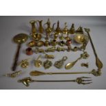 A Collection of Various Brassware to comprise Ornaments Etc