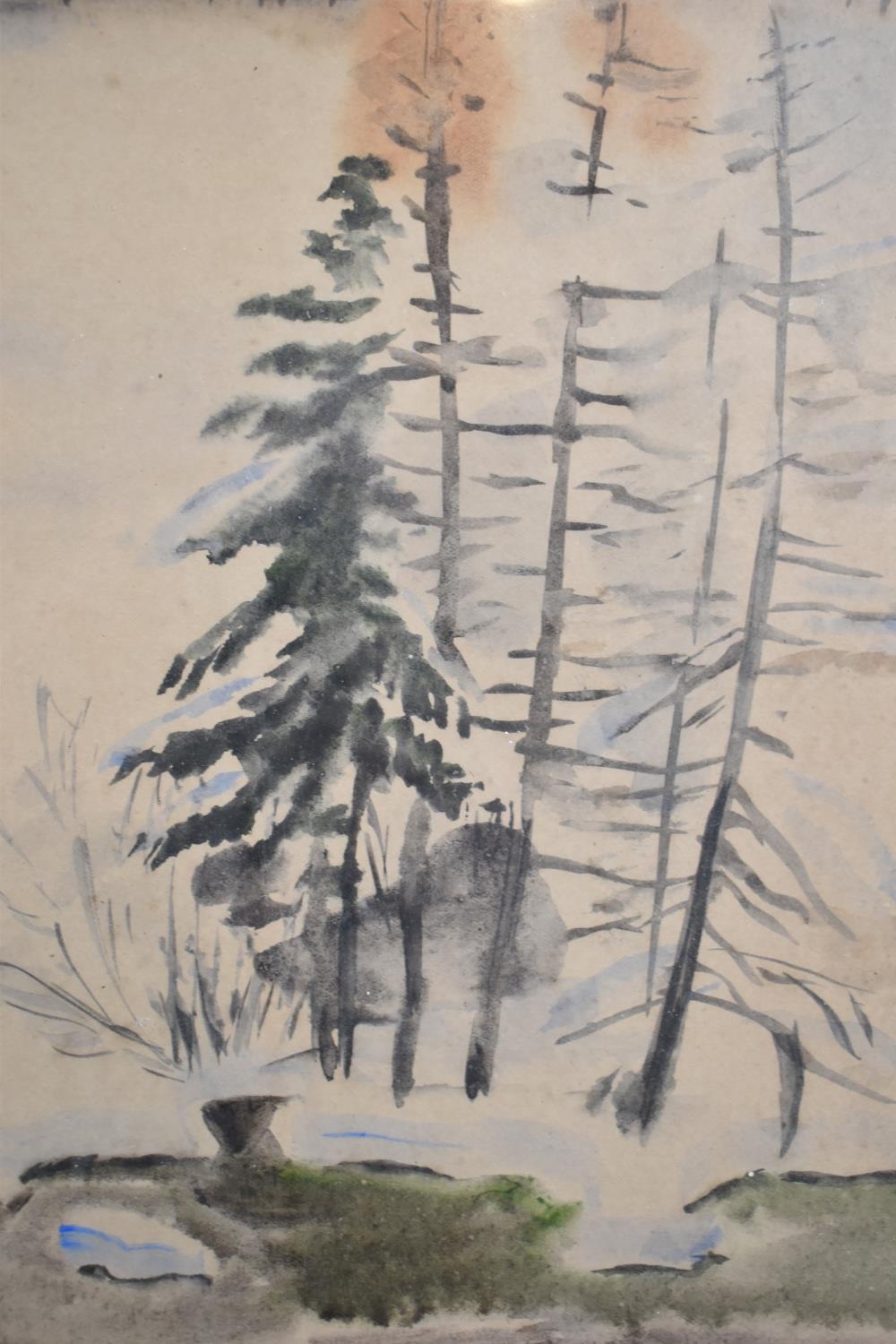 A Framed Watercolour, St. Anton 1963, by Josef Burger , 28x42cm - Image 2 of 2